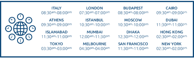 Timezone coverage
